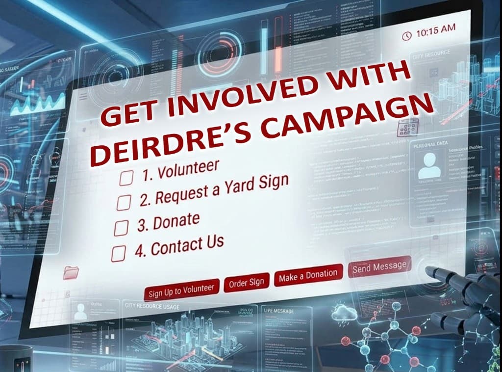 Get involved with Deirdre's campaign